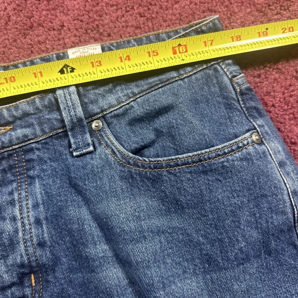 Suitsupply Candiani Denim Jeans Mens Fit 35/33 Blue Italian Button Fly Selvedge